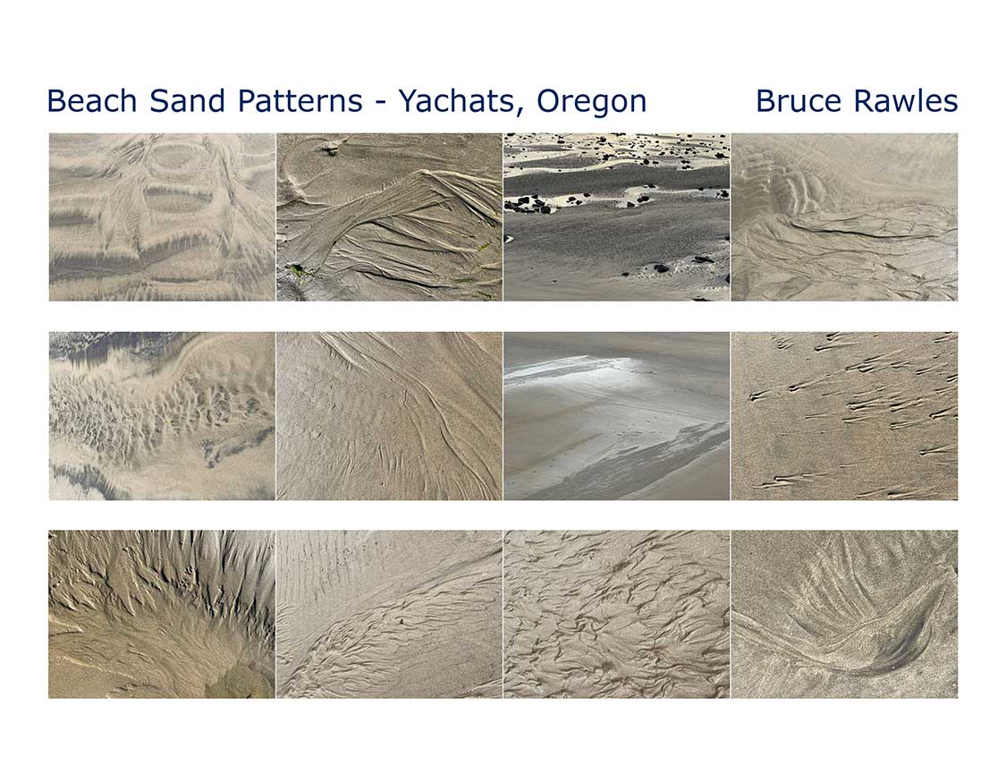 BeachS and Patterns (Yachats, Oregon) - calendar front cover