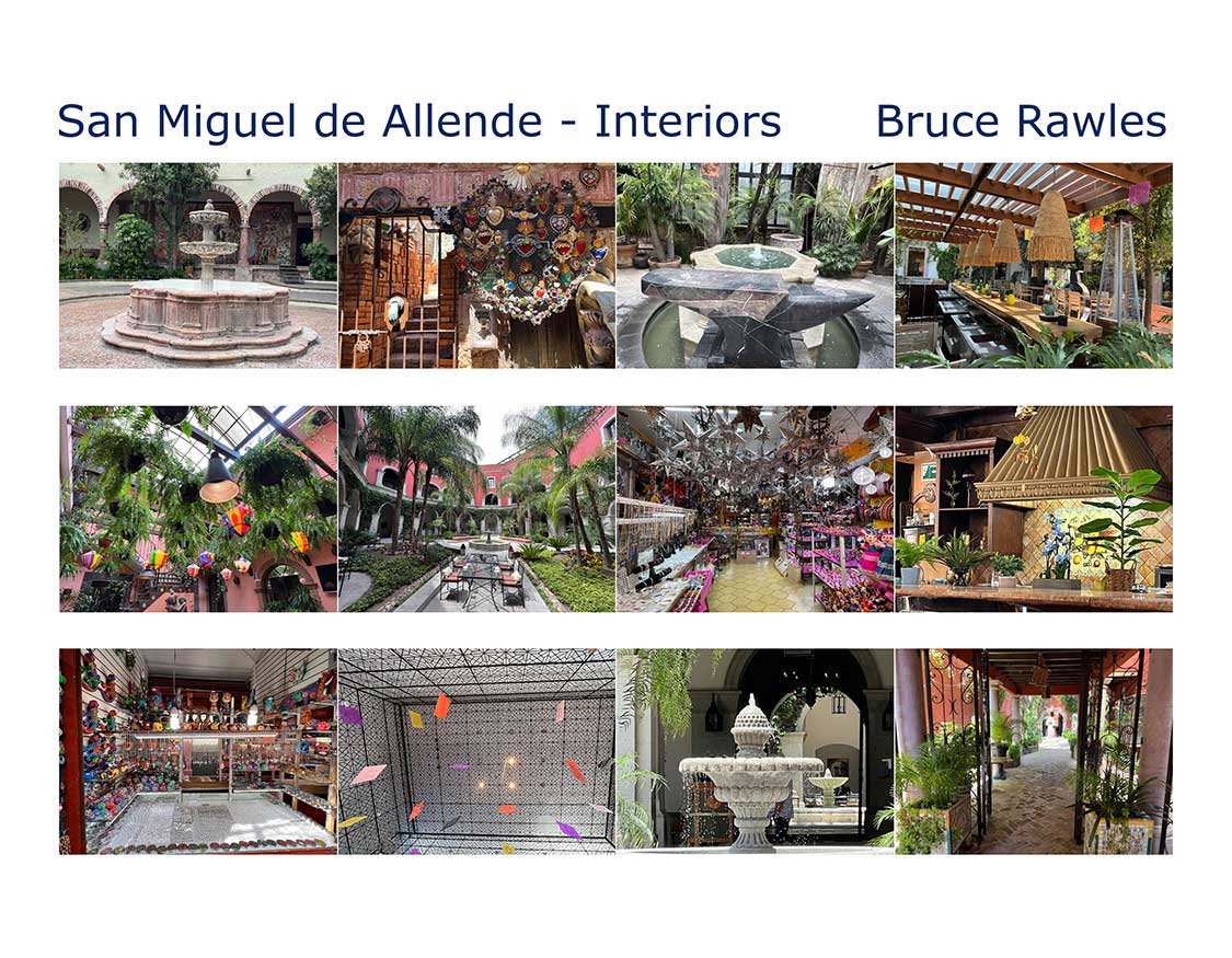 San Miguel de Allende, Mexico - interiors - calendar cover